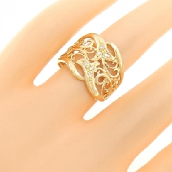 Nhẫn kim cương K18YG 0.03CT 670069