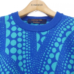 Louis Vuitton LOUIS VUITTON LV×YK Áo len cổ tròn toàn bộ hình bí ngô HON38WJL4 Yayoi Kusama - Hàng hiệu Chính hãng 895098