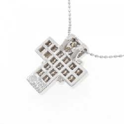 K18WG Dây chuyền kim cương chéo 1.20CT - Hàng hiệu Chính hãng 856424