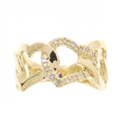 Nhẫn kim cương hình trái tim K18YG 668945
