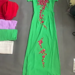 Áo dài xanh lá/size M