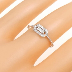 【Sản phẩm mới】Nhẫn kim cương K18WG 0.17CT 673516