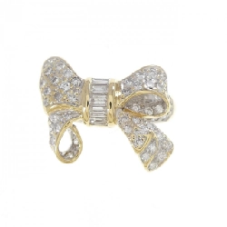 Nhẫn kim cương hình ruy băng K18YG/K18WG 0.75CT - Hàng hiệu Chính hãng 851437