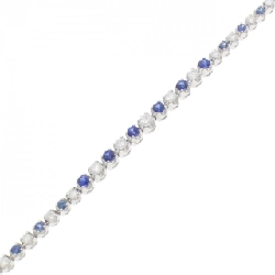 K18WG Sapphire Bracelet 0.52CT - Hàng hiệu Authentic