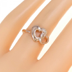 Nhẫn kim cương K10PG hình trái tim 0.005CT 669905