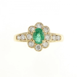 Nhẫn Emerald K18YG 0.46CT 670599