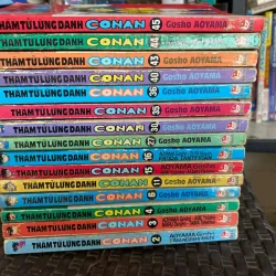15 cuốn Conan cũ bìa xuôi 