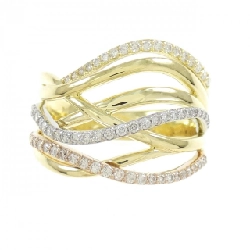 Nhẫn kim cương K18YG/PT900/K18PG 0.45CT - Hàng hiệu Chính hãng 848769