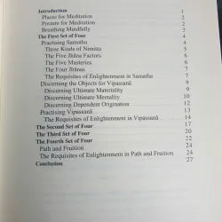 Chánh niệm hơi thở - Mindfulness Of Breathing - sách tiếng Anh 958239