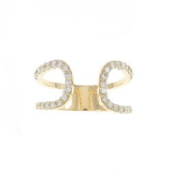 Nhẫn kim cương K18YG 0.40CT - Hàng hiệu Authentic 855542