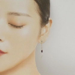 K10YG Garnet Bông tai - Hàng hiệu Chính hãng 866967