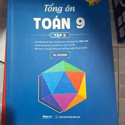 Sách Tổng ôn Toán 9 tập 1-2 bộ giáo trình SGK mới 753764