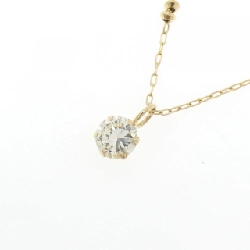 K18YG Solitaire Dây chuyền kim cương 0.20CT - Hàng hiệu Chính hãng 860827