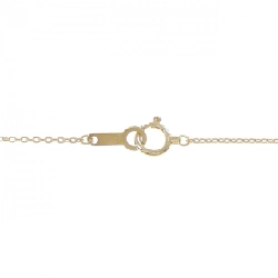 K18YG Hoa Kim Cương Dây Chuyền 0.06CT - Hàng hiệu Chính hãng 857007