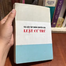 II Pháp Lý: Tài Liệu Tập Huấn Chuyên Sâu Luật Cư Trú - 2008 1002174