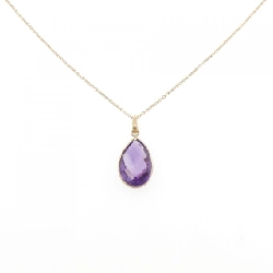 K18YG Amethyst Necklace - Hàng hiệu Authentic