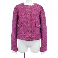 Jacket không cổ CHANEL P74768V66364