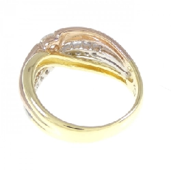 Nhẫn kim cương K18YG/PT900/K18PG 0.20CT 670419