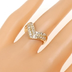 Nhẫn kim cương K18YG 669098