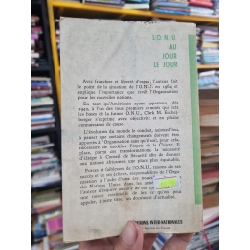 L'O.N.U. AU JOUR LE JOUR - Clark M. Eichelberger (1964)