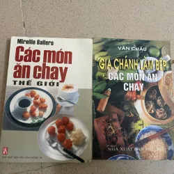 Combo 2 sách: Nấu các món chay & Các món chay thế giới