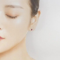 Bông tai Ruby K18YG 0.26CT - Hàng hiệu Chính hãng 864362