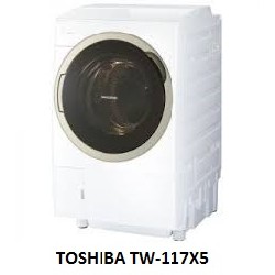(Used 90%) Máy giặt sấy block Toshiba TW 117X5 giặt 11 kg sấy 7 kg