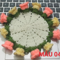 MÓC LEN - TREND THẢM HOA (bản lót ly - mini) - Net width: 10cm, Gross width: 15cm 436624