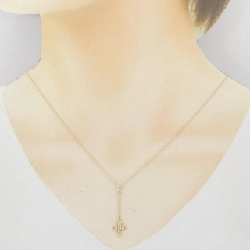 K18YG Dây chuyền kim cương hình chữ thập 0.15CT - Hàng hiệu Chính hãng 859360