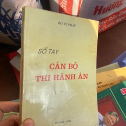 Sách Sổ tay cán bộ thi hành án