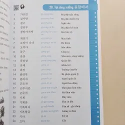 Chinh phục Từ vựng Tiếng Hàn qua 100 Chủ đề 603822
