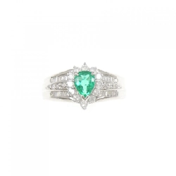 Nhẫn Emerald PT900 0.34CT - Hàng hiệu Authentic 852206
