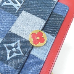 Louis Vuitton Denim Monogram Porte-Feuille Fleur Chain M69036 Chain Wallet - Hàng hiệu Authentic 806646