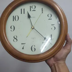 Đồng hồ nhật viền gổ 786974