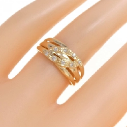 Nhẫn kim cương K18YG 0.08 668357