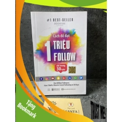 (TẶNG BOOKMARK) Cách để đạt 1 triệu Follow chỉ trong 30 ngày Sách kỹ năng RBK0302