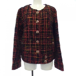 【Mã giảm giá】Áo khoác không cổ CHANEL