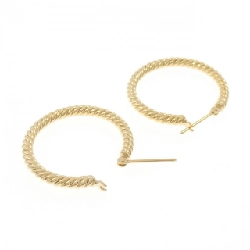 K18YG Khuyên tai - Hàng hiệu Chính hãng 875476