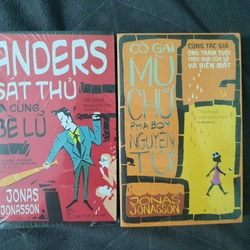 Combo "Cô gái mù chữ phá bom..." & "Anders sát thủ cùng bè lũ" (new seal) - Jonas Jonasson