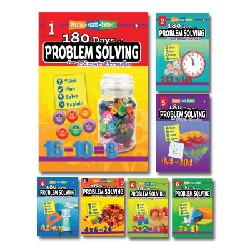 Sách Tiếng Anh - 180 Days of Problem Solving - full bộ 7 cuốn -  Mới