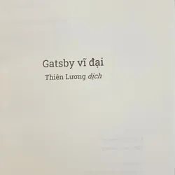 Gatsby vĩ đại (Thiên Lương dịch) 588811