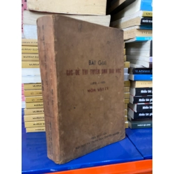 Bài giải các đề thi tuyển sinh đại học môn vật lý 1970-1979