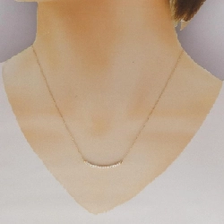 K18YG Dây chuyền kim cương 0.301CT - Hàng hiệu Chính hãng 859745