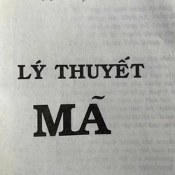 LÝ THUYẾT MÃ 498235