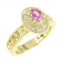 Nhẫn Sapphire K18YG 0.22CT