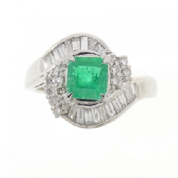 Nhẫn Emerald PT900 0.535CT - Hàng hiệu Chính hãng 851377
