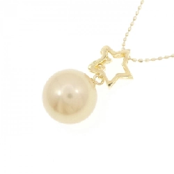 K18YG/K10YG Ngôi sao Ngọc trai trắng Dây chuyền 10.3mm - Hàng hiệu Chính hãng 860994