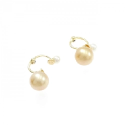 K18YG Bạch Ngọc Trai Bông Tai - Hàng hiệu Chính Hãng 877877