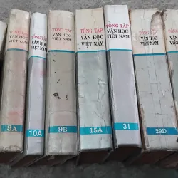 Combo 9 cuốn Tổng tập văn học Việt Nam không trùng nhau