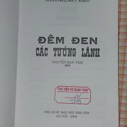 🌠 ĐÊM ĐEN CÁC TƯỚNG LÃNH - Hans Hellmut Kirst - Sách tốt 713402